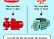 So sánh chi phí vận hành, bảo trì máy bơm động cơ điện 3 pha và 1 pha...