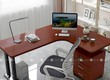 Bàn Làm Việc Tại Nhà Gỗ MDF Thiết Kế Chữ L Hiện Đại 