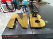 Chữ inox vàng gương 