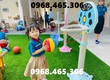 Trụ bóng rổ mầm non, trụ bóng rổ 3 vòng trẻ em 