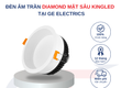Đèn LED âm trần Diamond mặt sâu Kingled tại GE Electrics 