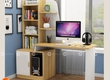 Bàn Làm Việc Tại Nhà Gỗ MDF Kết Hợp Kệ Sách Thông Minh 