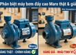 Cách phân biệt máy bơm đẩy cao Maro chính hãng 