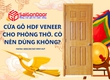 Cửa gỗ HDF Veneer cho phòng thờ. Có nên dùng không 