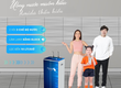 Máy lọc nước RO Amida 2 vòi nóng lạnh nguội AM 10NLNBL2 