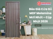 Báo Giá Cửa Gỗ MDF Melamine Mới Nhất   Cập Nhật 2026 