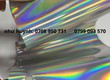 Màng nhựa phản quang 7 màu hiệu ứng hologram 