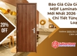 Báo Giá Cửa Gỗ MDF Laminate Mới Nhất 2026   Chi Tiết Từng Loại 