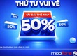 Thứ 4 Vàng   Nạp thẻ liền tay nhận ngay 50 ưu đãi 