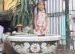Chậu hoa   chậu khảm sành   dán miểng 0933181317 hàng thủ công mỹ nghệ thủ...