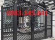 Cổng sắt 2 cánh mỹ thuật mẫu mới giá tốt 