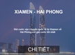 Cước Vận Tải Hàng Container Từ Xiamen Về Hải Phòng 