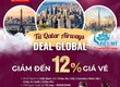 Săn vé đi Âu   Mỹ   Á giảm đến 12 cùng Qatar Airways 