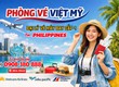 Săn vé máy bay giá tốt tại Philippines cùng Việt Mỹ 