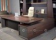 Bàn Giám Đốc Gỗ MDF Chữ L Hiện Đại Kèm Hệ Tủ Đựng Tài Liệu 