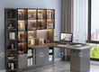 Bàn Giám Đốc Kết Hợp Kệ Sách Gỗ MDF Tối Ưu Công Năng 