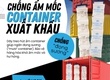 Vì sao nhiều container xuất khẩu luôn treo dây hút ẩm 