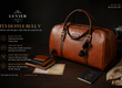 Túi Duffel Bull V Luvier   Túi Da Bò Cao Cấp Cho Phong Cách Lịch Lãm 