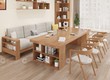 Bàn Họp Gỗ Tự Nhiên Tích Hợp Kệ Sách Lưu Trữ Hiện Đại 