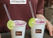Y giấy 700ml đựng trà trái cây 
