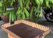 Khay để đồ chữ nhật nhựa giả mây 