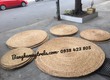 Thảm lục bình tròn trải sàn trang trí 