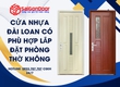 Cửa nhựa Đài Loan có phù hợp lắp đặt phòng thờ không 