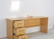 Bàn Làm Việc Tại Nhà Gỗ MDF Phủ Melamine Vân Gỗ Sồi Cao Cấp 