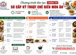 Khóa học kĩ thuật chế biến món ăn 