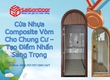 Cửa Nhựa Composite Vòm Cho Chung Cư   Tạo Điểm Nhấn Sang Trọng 