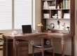 Bàn Làm Việc Tại Nhà Gỗ Sồi Tự Nhiên Có Kệ Sách Bền Đẹp 