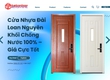 Cửa Nhựa Đài Loan Nguyên Khối Chống Nước 100   Giá Cực Tốt 