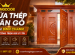 Cửa Thép Vân Gỗ Tại Bình Chánh   Thi Công Trọn Gói Uy Tín 
