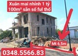 Bán đất ngã tư xuân mai nhỉnh 1 tỷ 