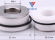 Vòng sứ D32/M14 Ngọc Việt Cnc 