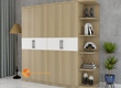 Tủ Quần Áo Gỗ Công Nghiệp MDF Phủ Melamine Màu Óc Chó   TAM09 