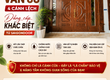 Cửa Thép Vân Gỗ 4 Cánh Lệch   Đẳng cấp khác biệt từ Saigondoor 