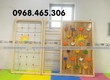 Thang leo gỗ mầm non, thang leo gỗ liên hoàn 
