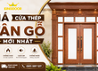 Cửa Thép Vân Gỗ Tại Tân Uyên, Bình Dương   Giá Tận Xưởng 