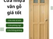 Cửa Nhựa Vân Gỗ Giá Tốt   Tiết Kiệm Chi Phí 