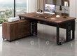 Bàn Làm Việc Giám Đốc Gỗ MDF Chân Sắt Hiện Đại Bền Đẹp 