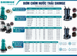 Bơm chìm nước thài shimge giá rẽ hàng sẵn kho 