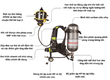 Bộ SCBA T8000 có thiết bị trợ thở bình 6.8L 300Bar 