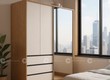 Tủ Quần Áo Gỗ Công Nghiệp Cửa Lùa Hiện Đại 