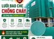 Lưới bao che chống cháy cho công trình xây dựng 