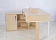 Bàn Nhân Viên Gỗ Công Nghiệp MDF Phủ Melamine Màu Vàng 