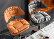 Ghế bar nệm da hai lớp có lưng tựa CB2286 P tại HCM 