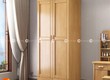 Tủ Quần Áo Gỗ Sồi Phủ Sơn Tự Nhiên Thanh Lịch 