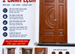 Cửa thép 2 cánh lệch   Vững chắc, sang trọng cho mặt tiền ngôi nhà 