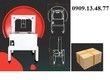 Máy quấn băng keo thùng dạng tròn, máy dán băng keo thùng carton quấn tròn FXW3040 